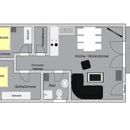 Apartmán Haus Frohsinn - 2 Binz